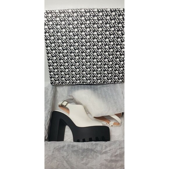 PRIMADONNA COLLECTION WOMEN EURO SIZE 36 PLATFORM OPEN BACK WHITE 05555 ECP - Picture 11 of 12